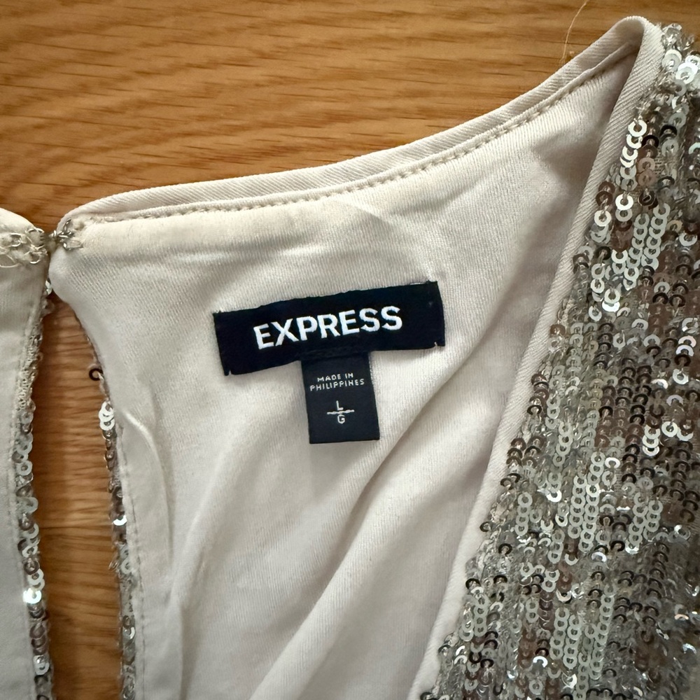 Express sequin party jumper - size L - Picture 3 of 3